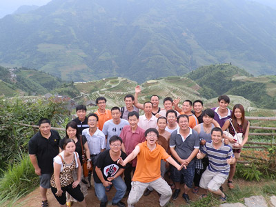 嘉立電梯-漓江龍脊梯田合照 嘉立電梯-漓江龍脊梯田合照